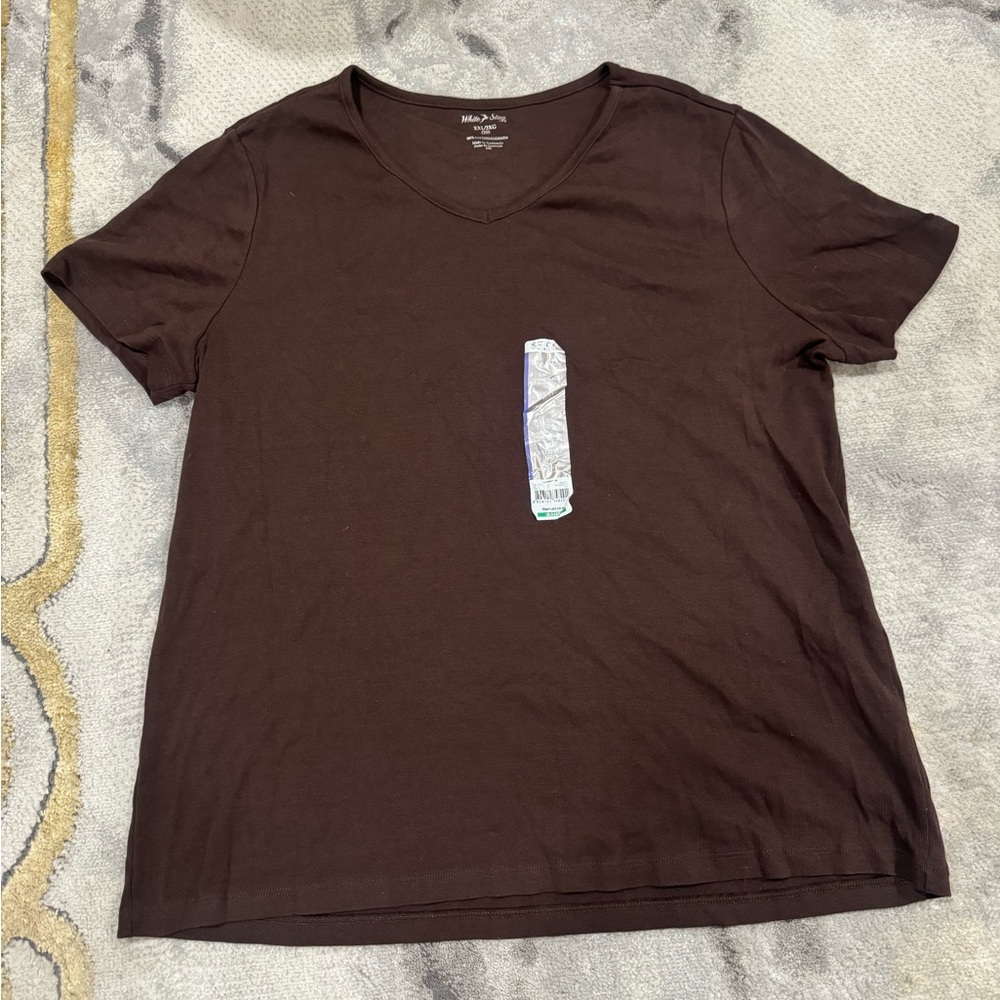 NWOT women’s brown top size 2XL